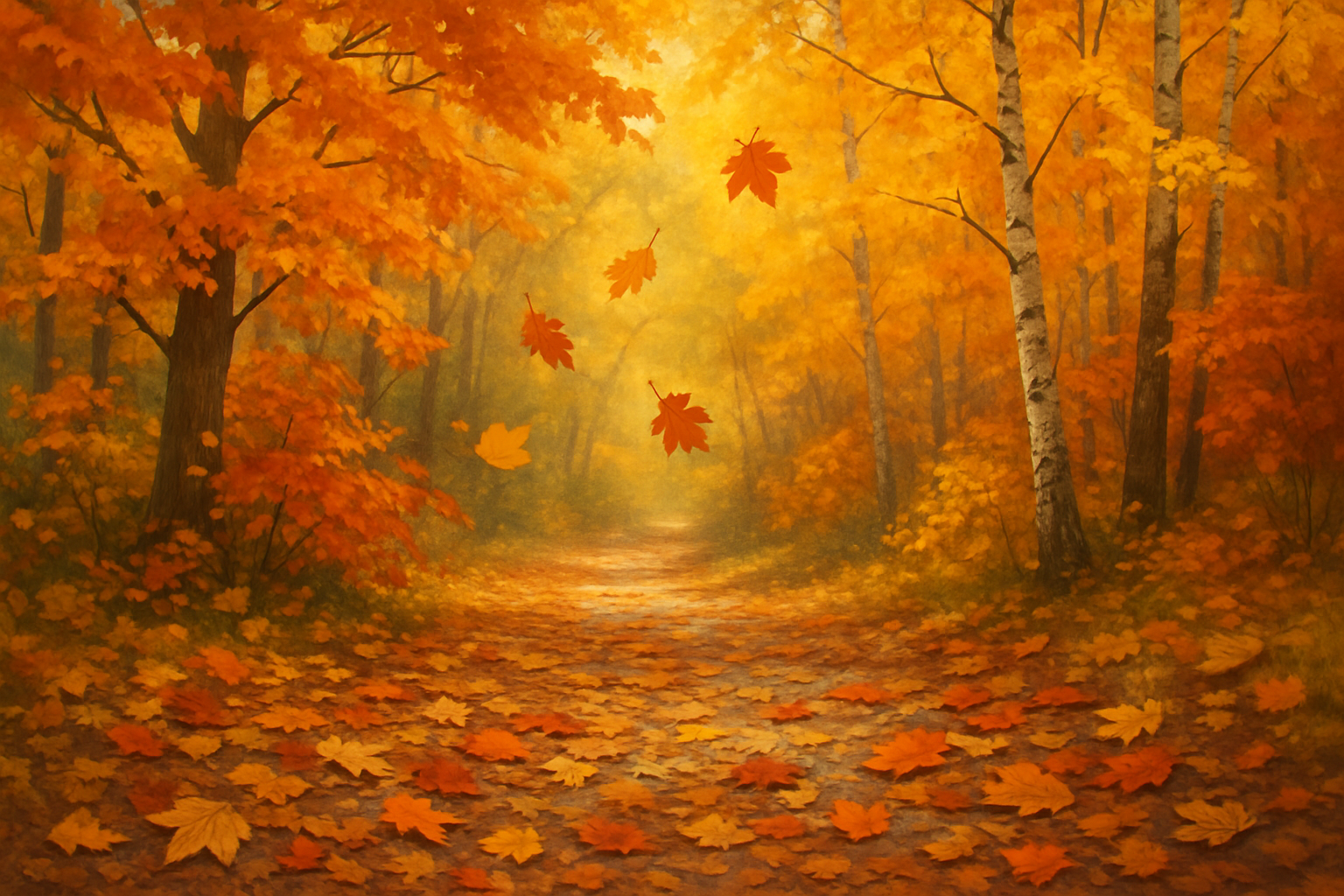 autmn vibes with leaves 
