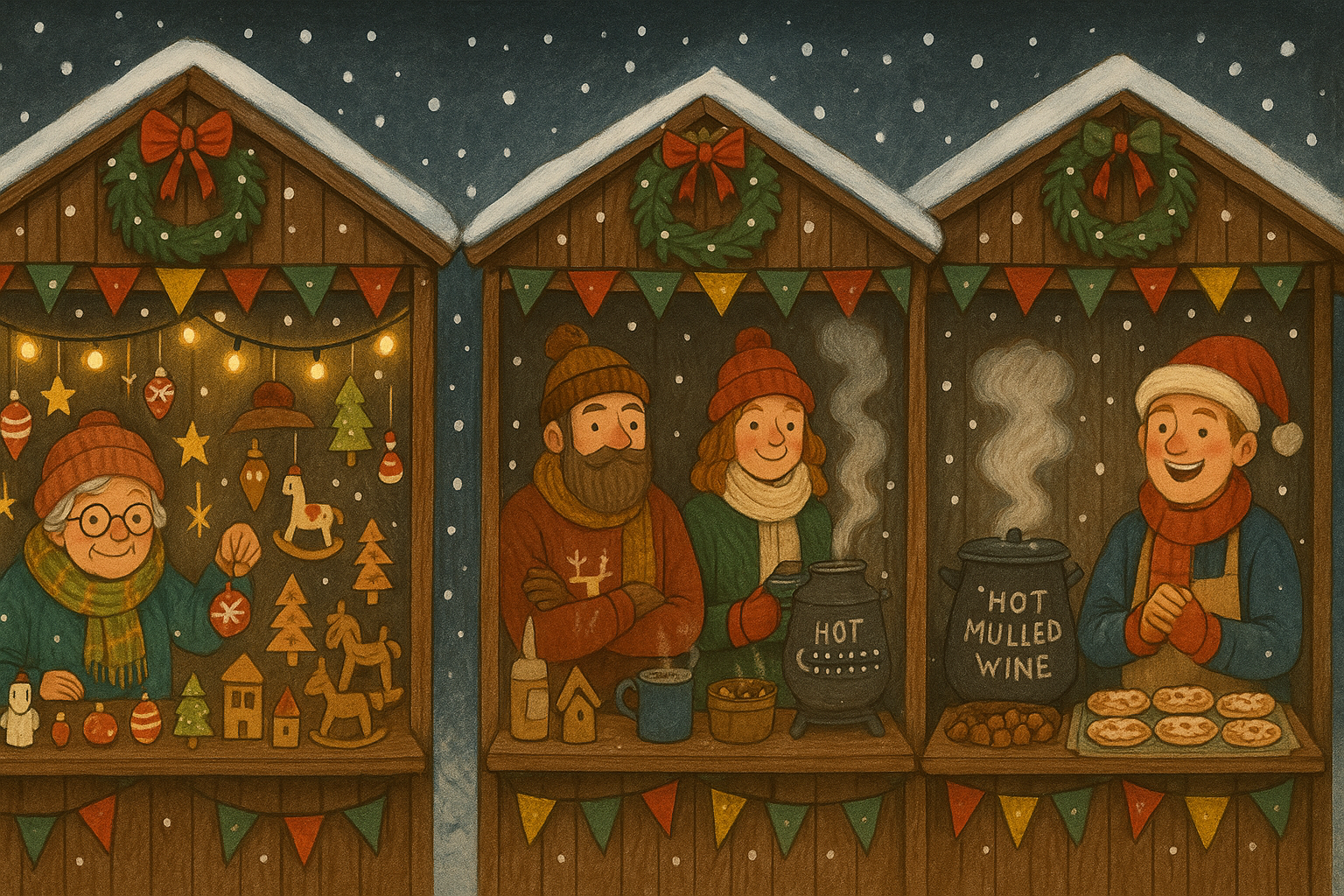 christmas fair style unique stall holders